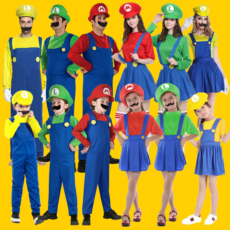Costume Game Bros Super Luigi  - огляд і ціна Summer Vacation Clothing Men