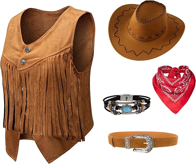 Women Men Cowgirl Costume West - огляд і ціна Summer Vacation Clothing Men