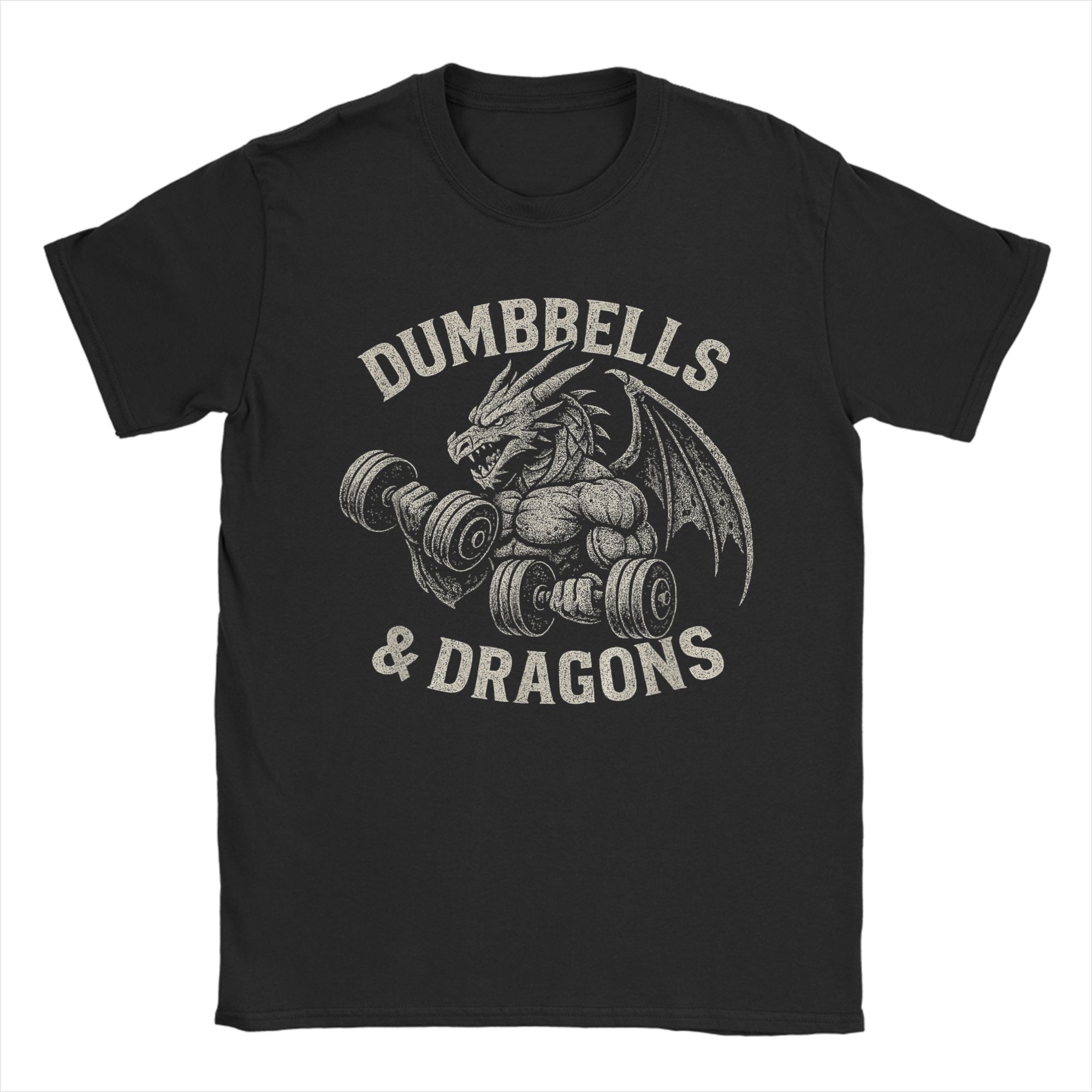 Dumbbells and Dragons Gym T-Sh - огляд і ціна Summer Clothing Ideas