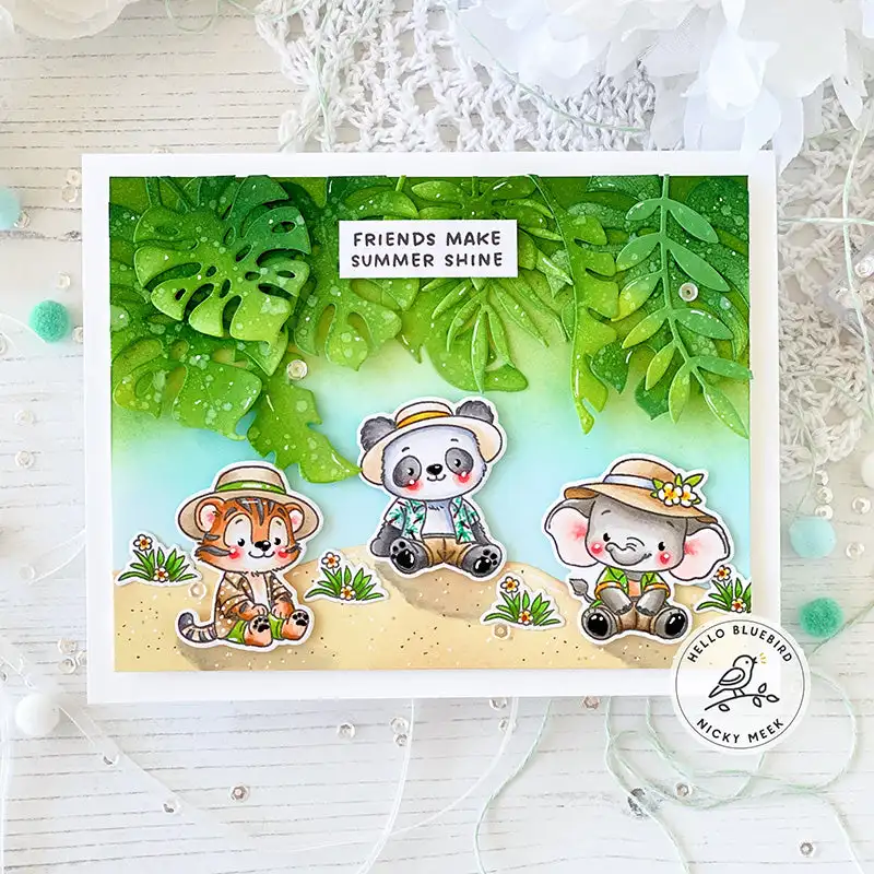 Beach Slimline Scene Happy Sum - огляд і ціна Summer Clothing Words