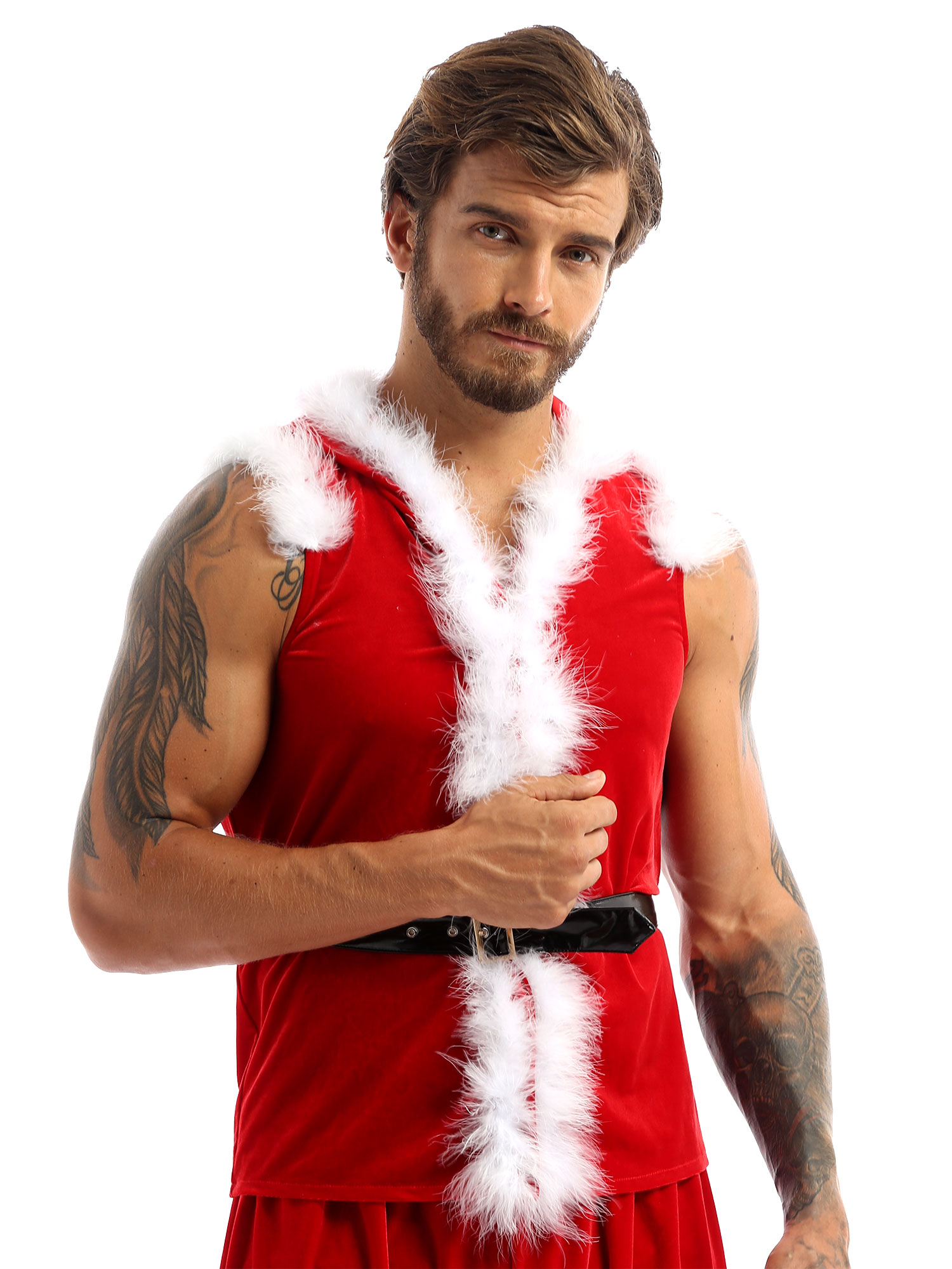Men Christmas Dress Up Santa C - огляд і ціна Summer Vacation Clothing Men