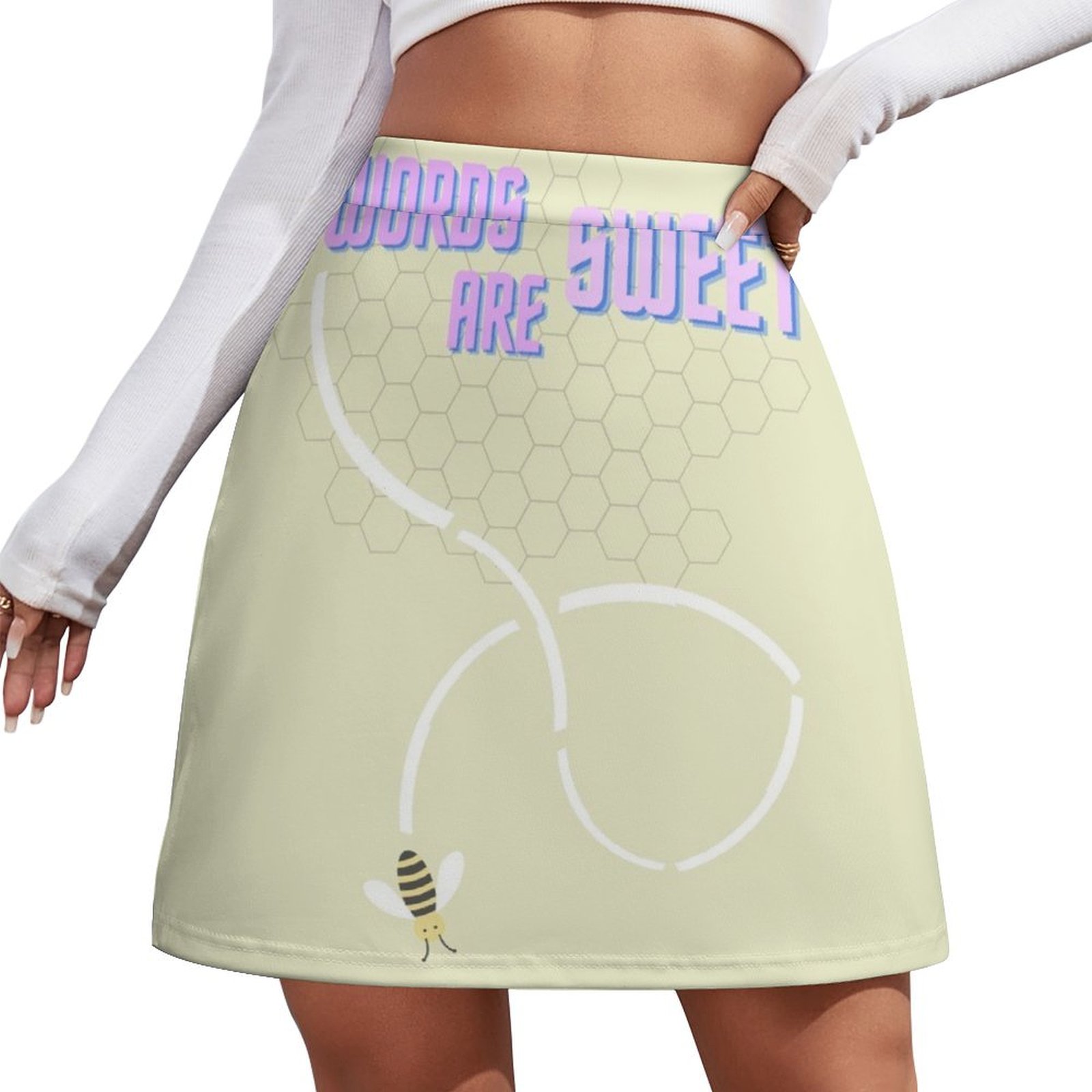 Words are SWEET Mini Skirt min - огляд і ціна Summer Clothing Words