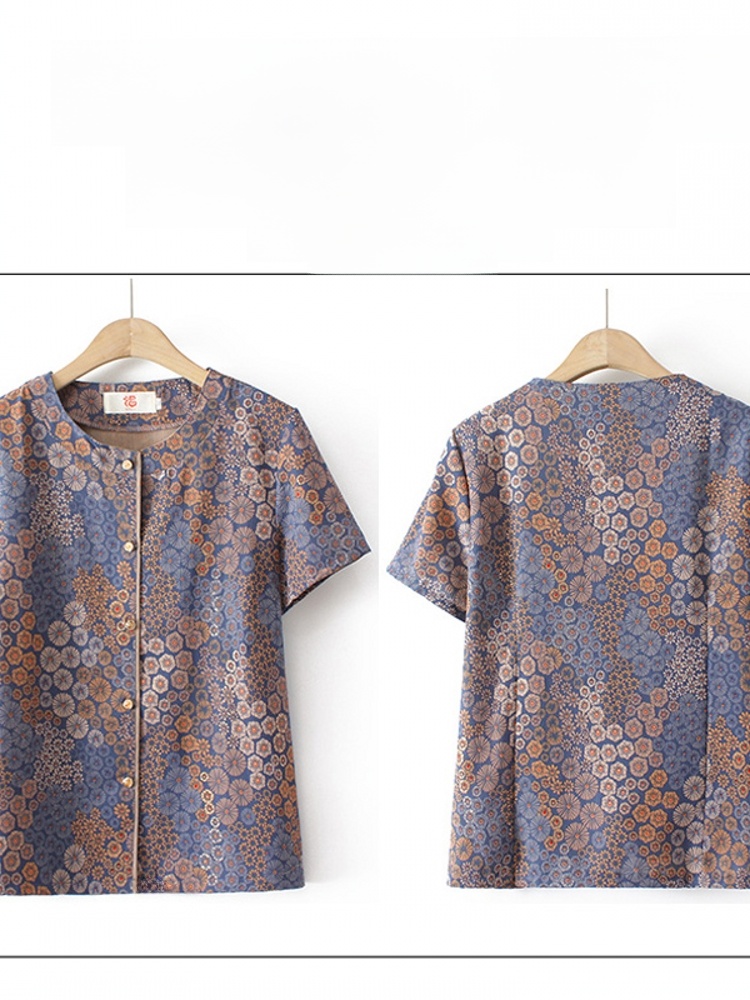 Grandma Style Short Sleeve Two - огляд і ціна Summer Clothing Over 60