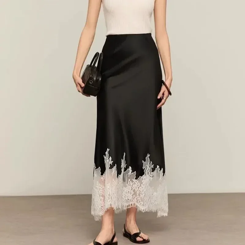 Fairy Lace-Trim Midi Skirt Hig - огляд і ціна Summer Clothing Wraps