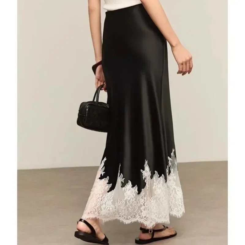 Fairy Lace-Trim Midi Skirt Hig - огляд і ціна Summer Clothing Wraps