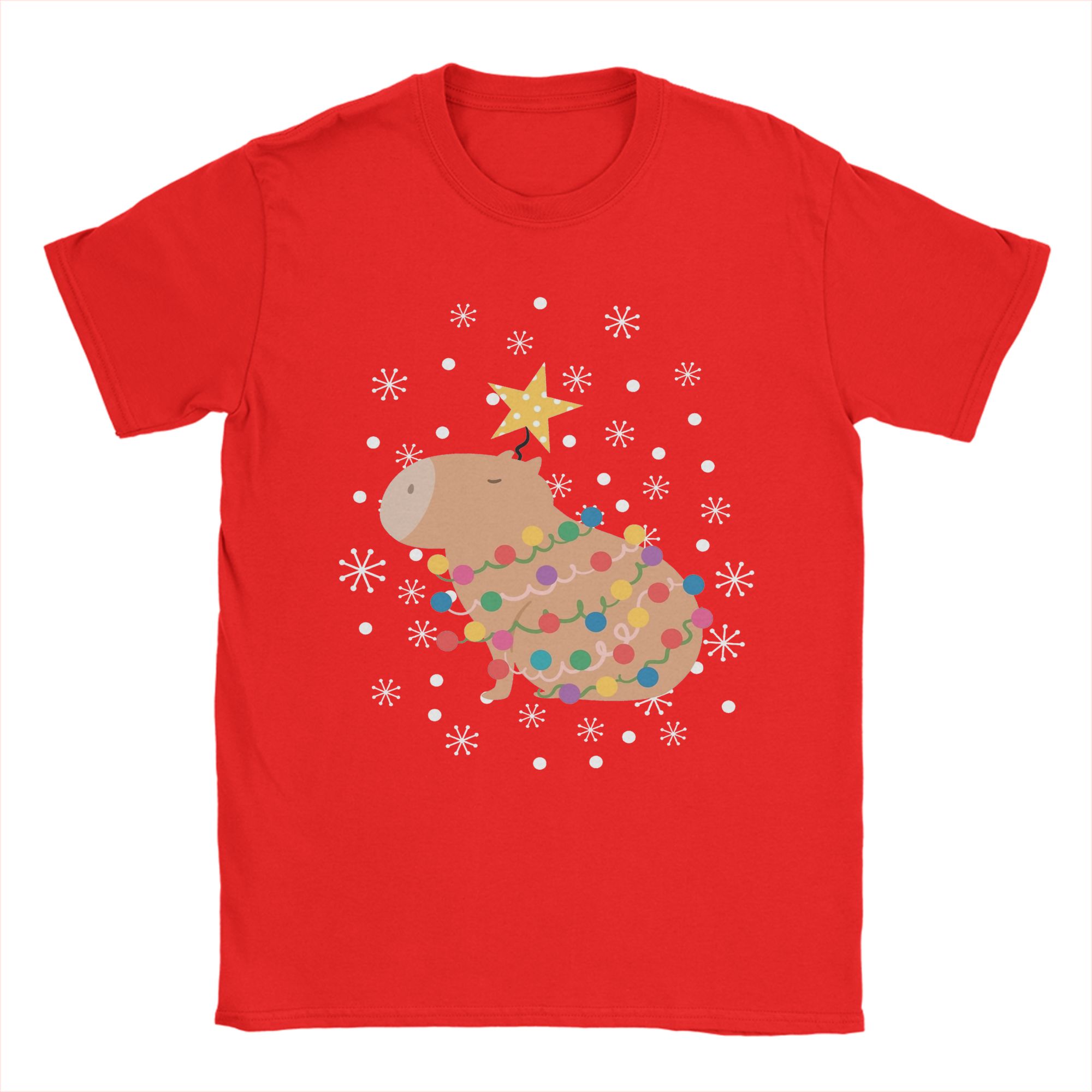 Capybara Christmas Tree  T Shi - огляд і ціна Summer Clothing Ideas