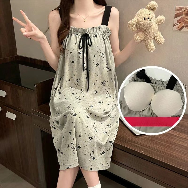 Cute Sweet Princess Slip Night - огляд і ціна Summer Clothing Young Women