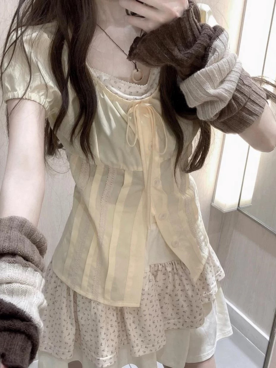 Sweet Floral Two-Piece Set for - огляд і ціна Summer Clothing Old Money