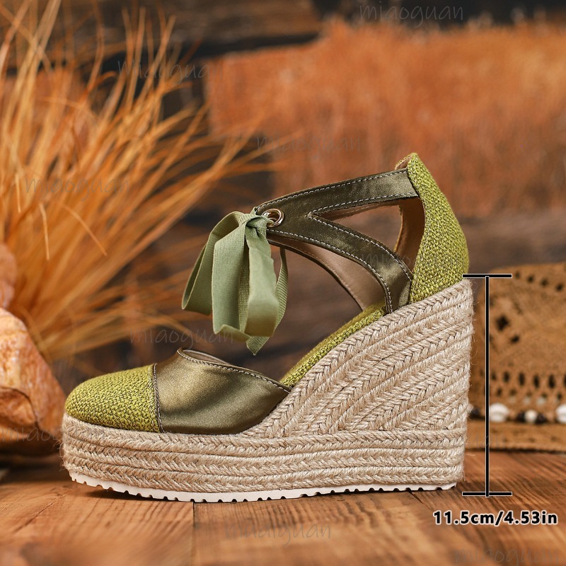 Round Toe Cover Heel Women's L - огляд і ціна Espadrille Sandal Women
