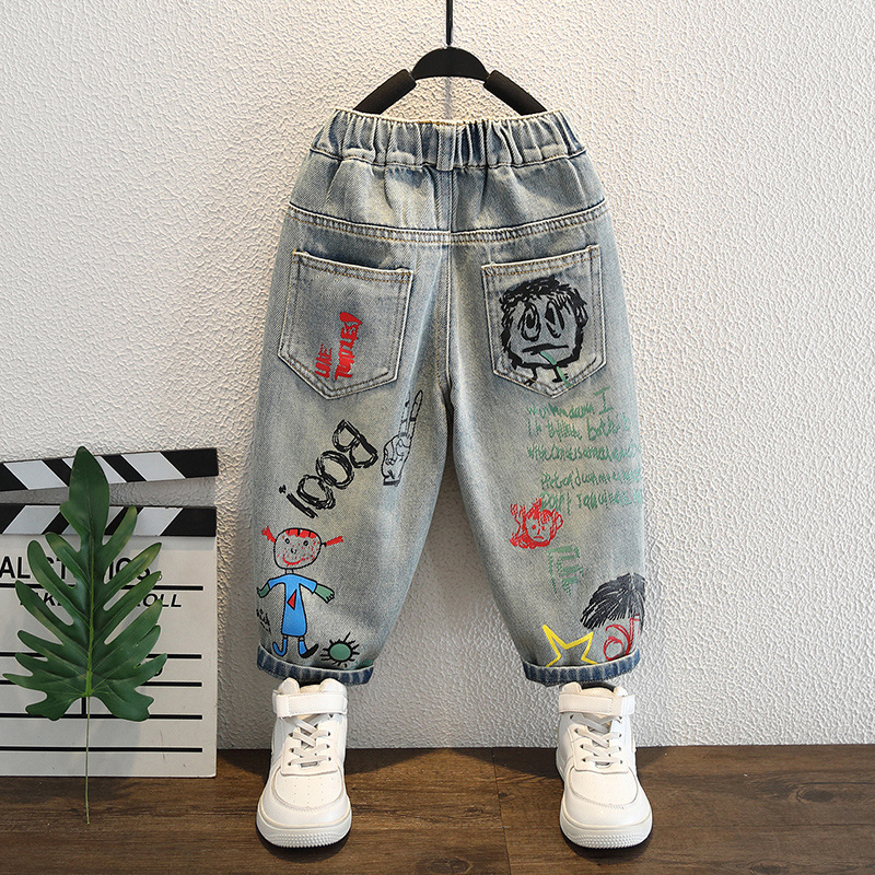 Baby Boy Jeans For Children Ch - огляд і ціна Summer Clothing Drawing For Kids