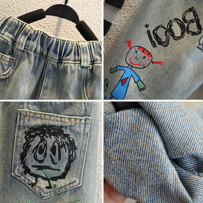Baby Boy Jeans For Children Ch - огляд і ціна Summer Clothing Drawing For Kids