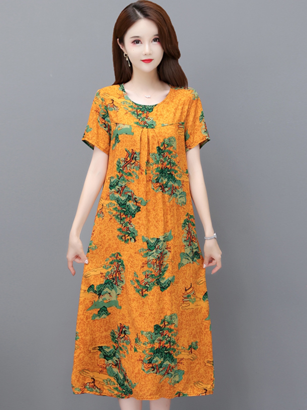 plus Size Summer New Loose Dre - огляд і ціна Summer Clothing Over 60