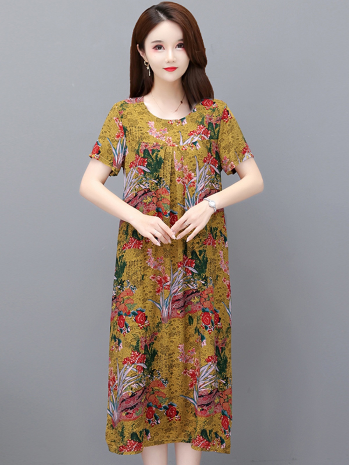 plus Size Summer New Loose Dre - огляд і ціна Summer Clothing Over 60