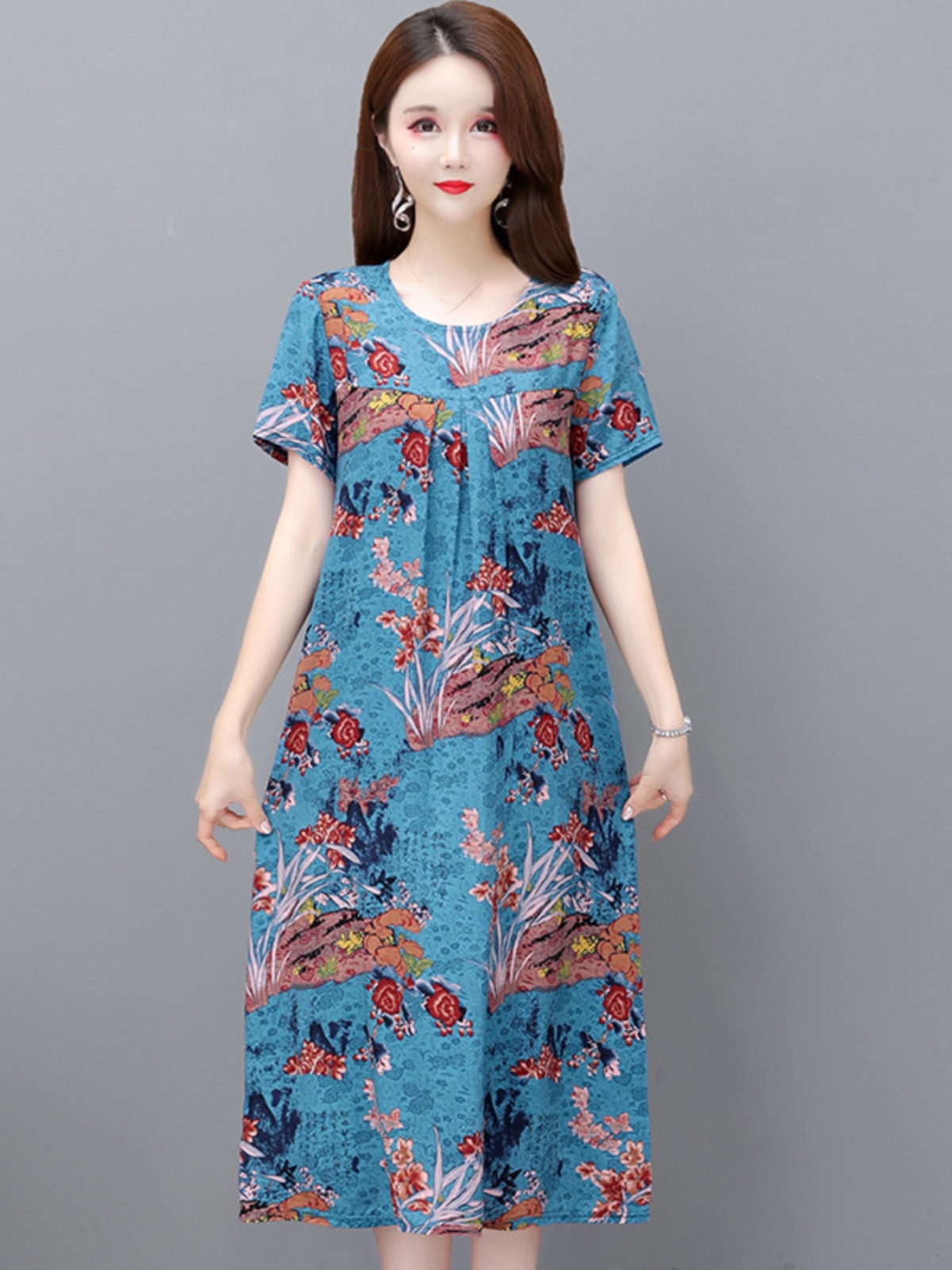 plus Size Summer New Loose Dre - огляд і ціна Summer Clothing Over 60