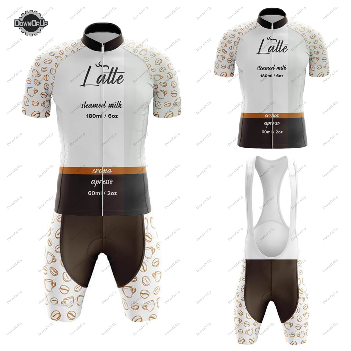 Coffee List Latte Cycling Jers - огляд і ціна Summer Clothing List
