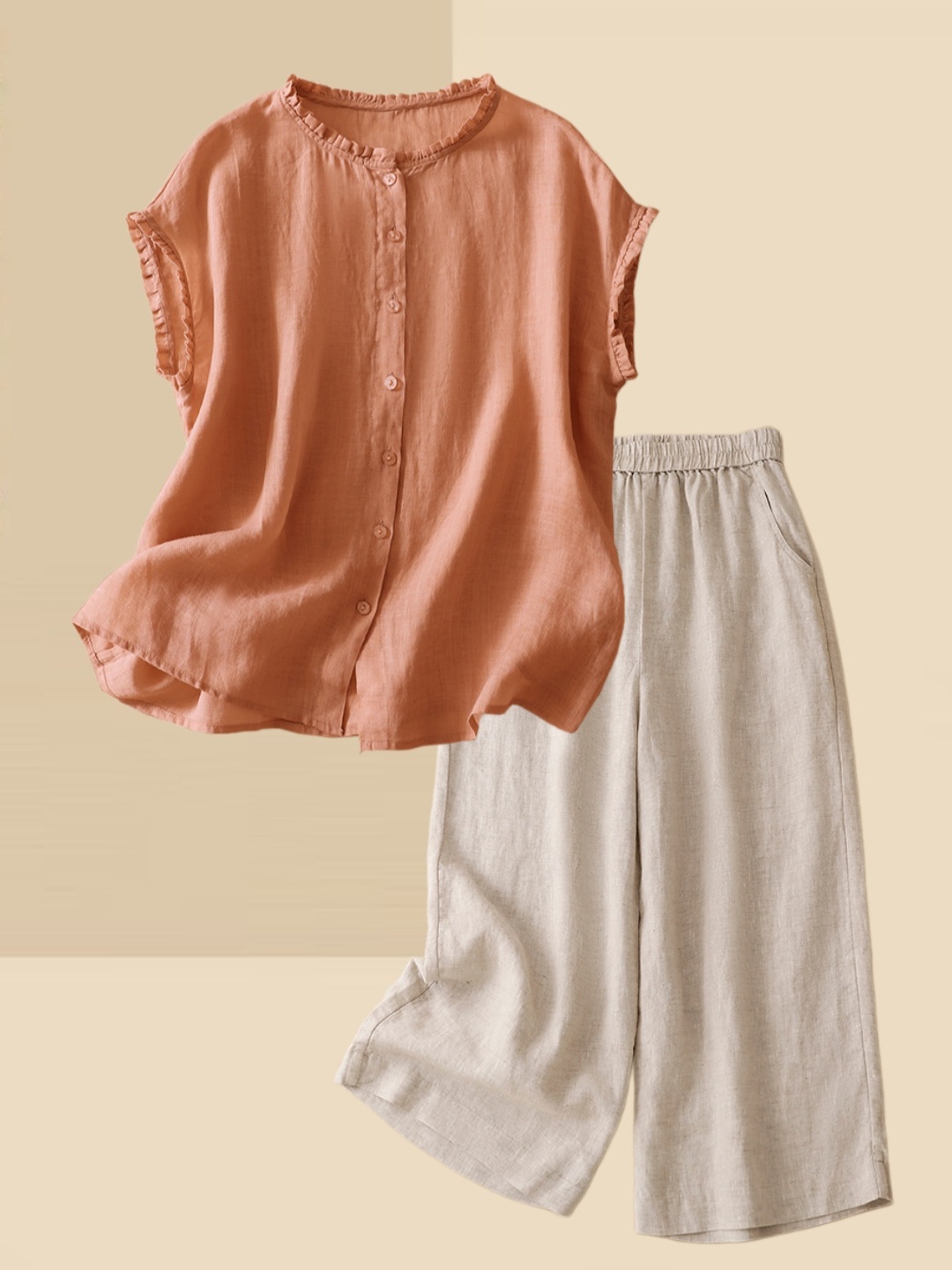 Women's Thin Cotton Linen Shir - огляд і ціна Summer Clothing Over 60