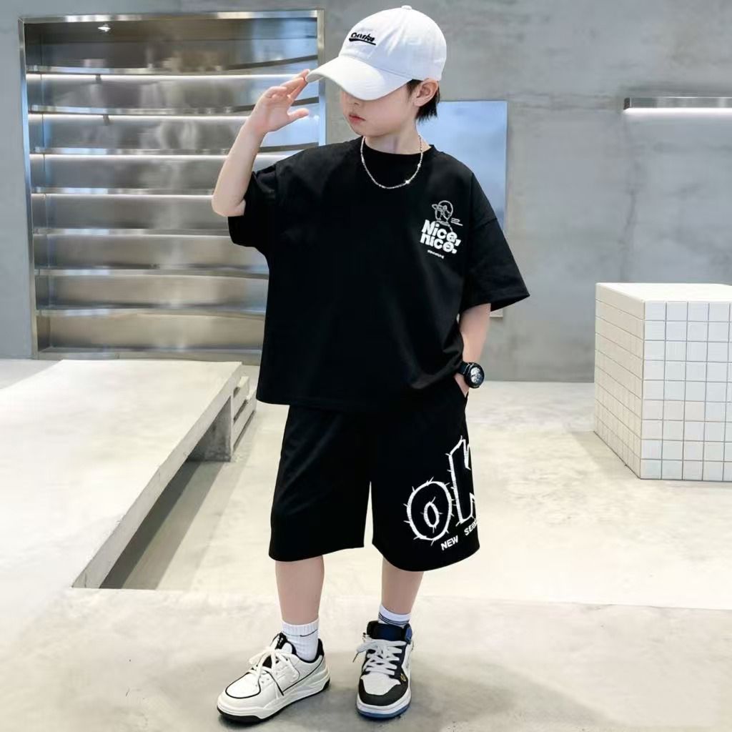 Cotton Summer Hip Hop Boys Clo - огляд і ціна Summer Clothing Drawing For Kids