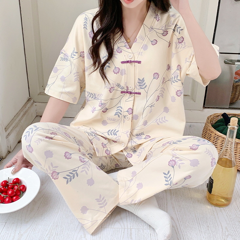 Women Pajamas Sets Spring Spri - огляд і ціна Summer Clothing Young Women
