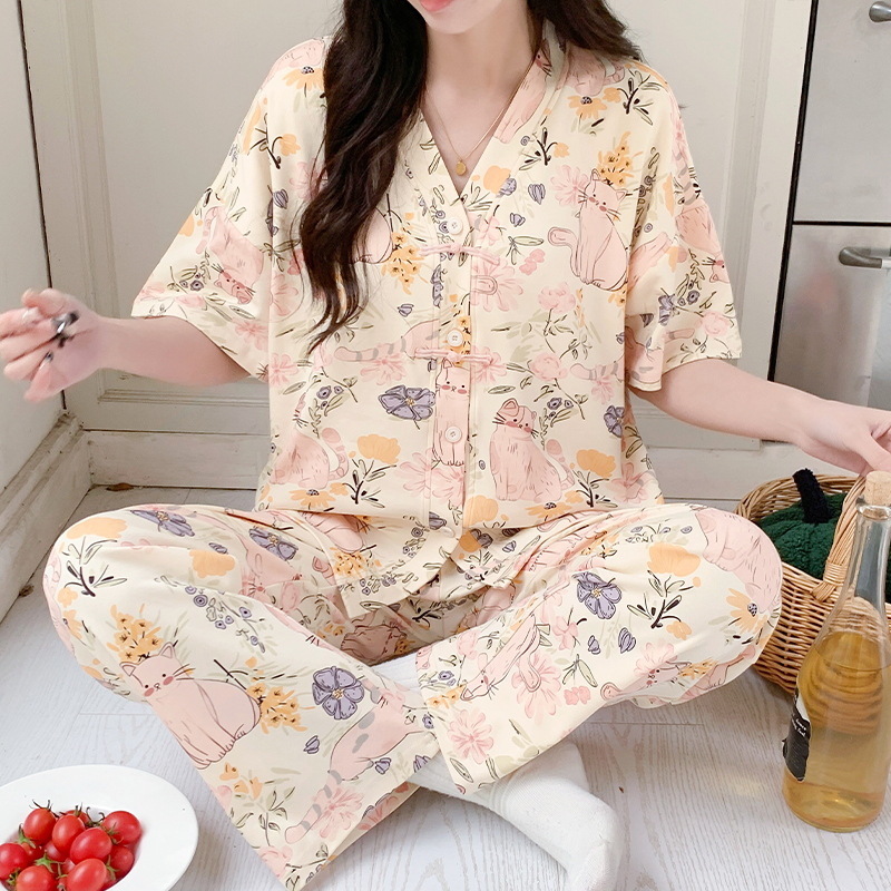 Women Pajamas Sets Spring Spri - огляд і ціна Summer Clothing Young Women