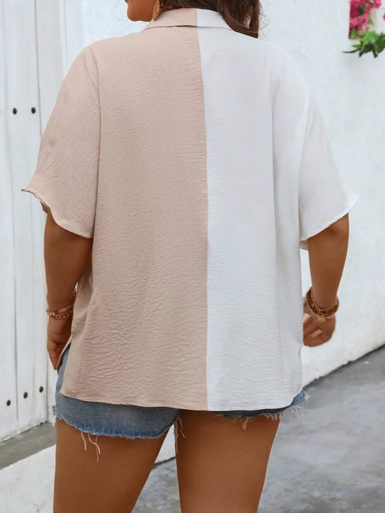 Plus Size Women Summer Shirt F - огляд і ціна Summer Clothing Colors