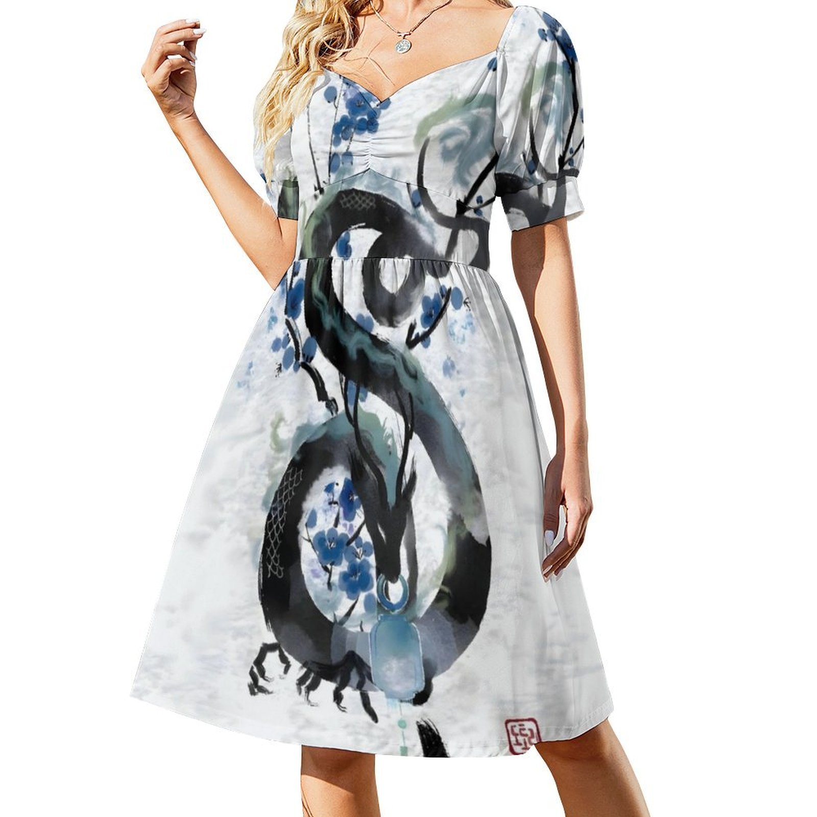 Japanese Blue Night Dragon Ink - огляд і ціна Summer Clothing Japan