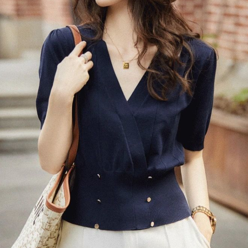 Blouses Women Summer Solid Sim - огляд і ціна Summer Clothing Colors