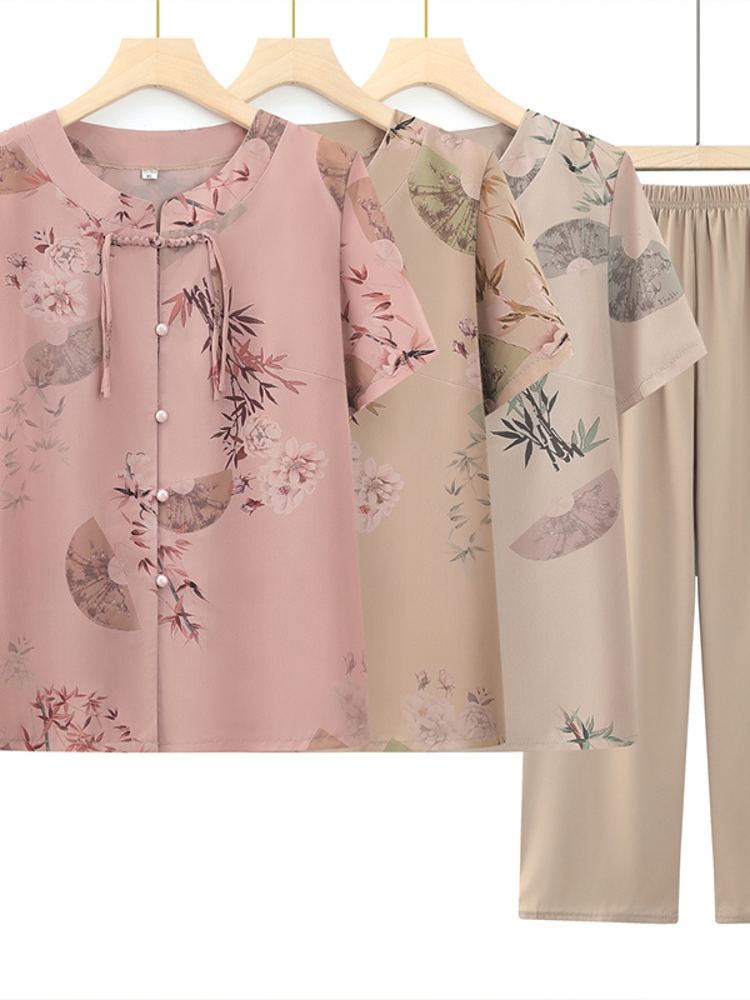 Fashionable Short Sleeve Two-P - огляд і ціна Summer Clothing Over 60