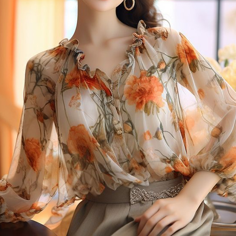 2024 Floral Tops Sweet Ladies  - огляд і ціна Summer Clothing Young Women